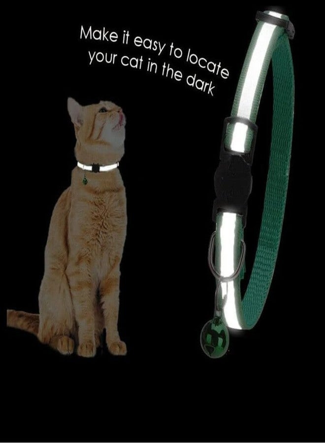 KittuPet Pack of 4 pcs Collar Reflective Collar Deisgn Interactive Collar for Your Kitten Pupies Dog Size 10 MM Random Color - Image 2